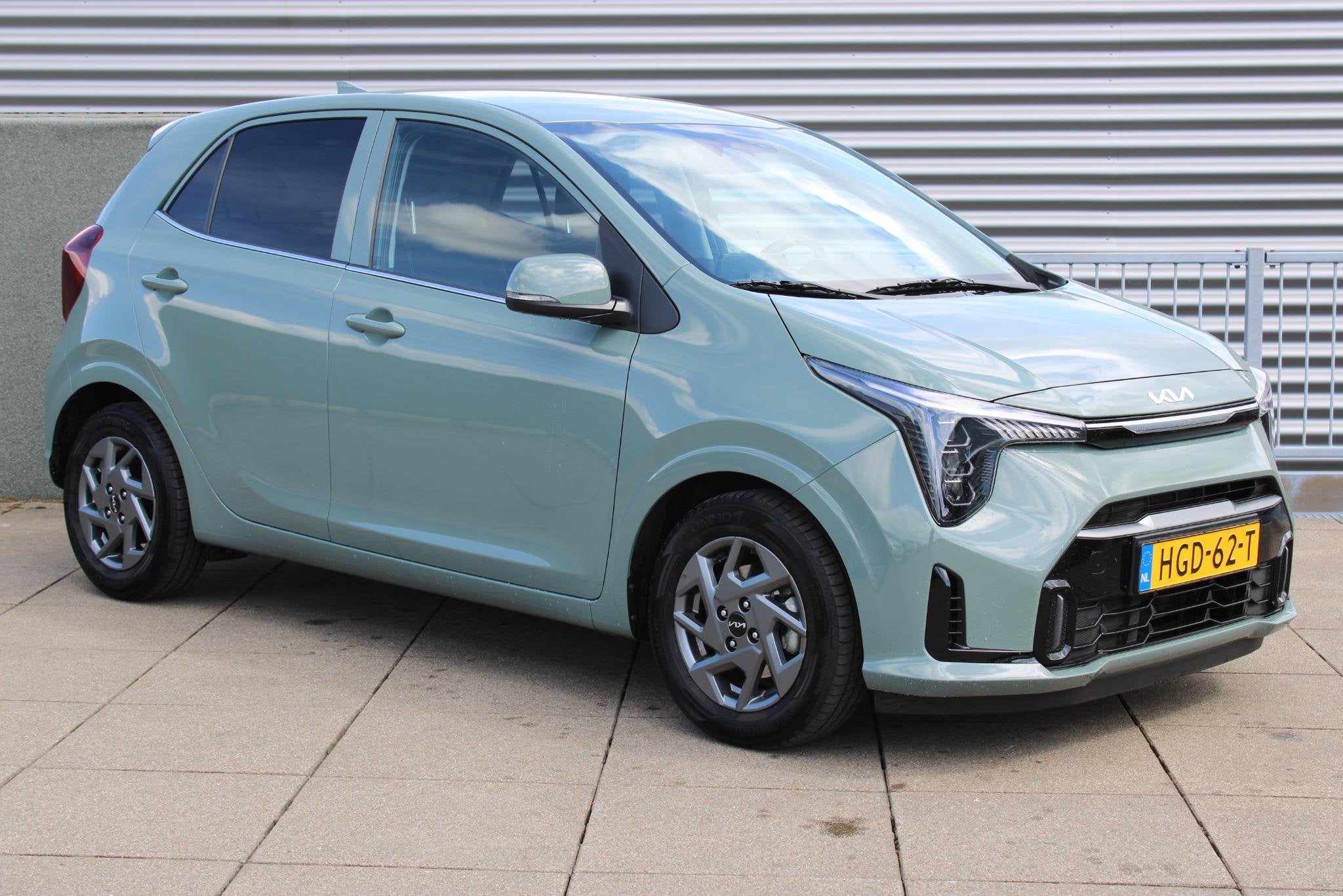 Kia Picanto 1.0 DPI DynamicPlusLine airco / navigatie / carp, Auto's, Stof, Euro 6, 4 stoelen, Lichtsensor