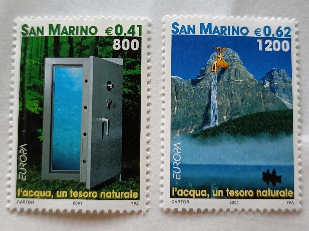 San Marino 2001 cept mich 1950-51, Ophalen of Verzenden, Overige landen, Postfris