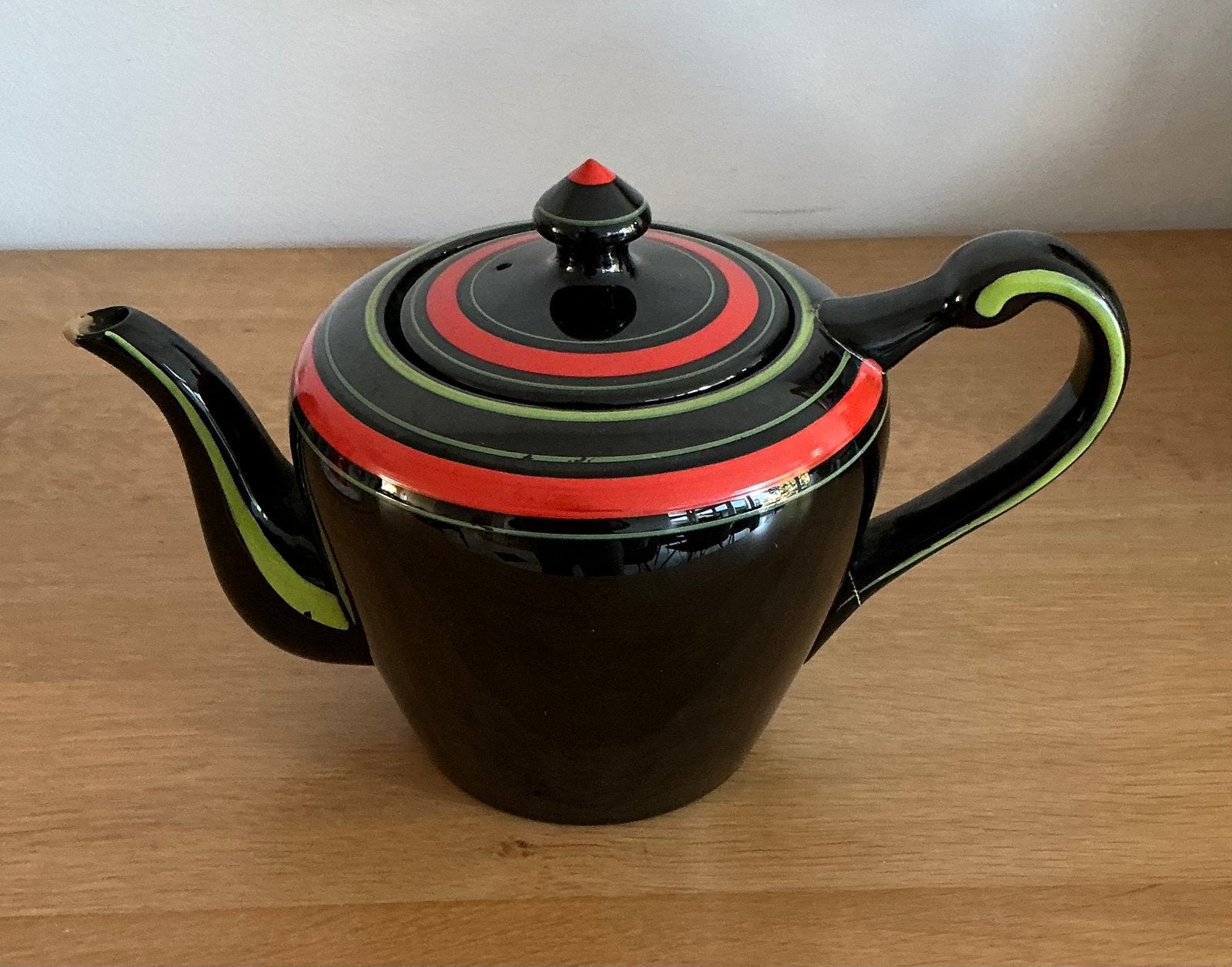 Zwarte Theepot Societe ceramique, Ophalen of Verzenden