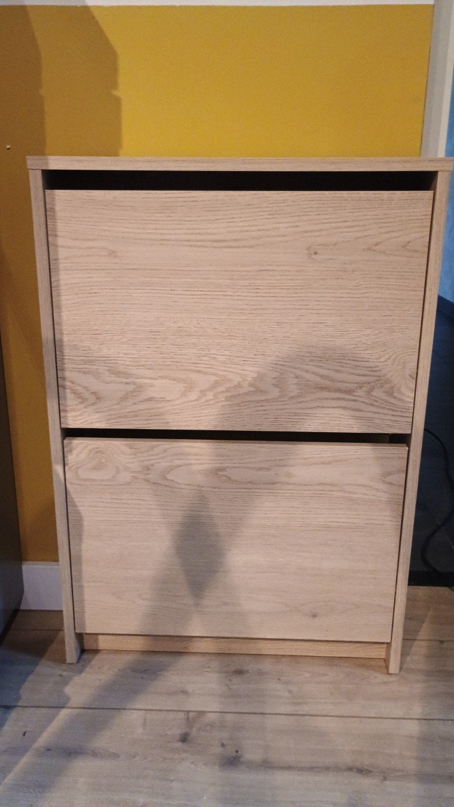 Jisk schoenenkast eiken look - zo goed als nieuw, Huis en Inrichting, Ophalen, Zo goed als nieuw, Modern, Scandinavisch