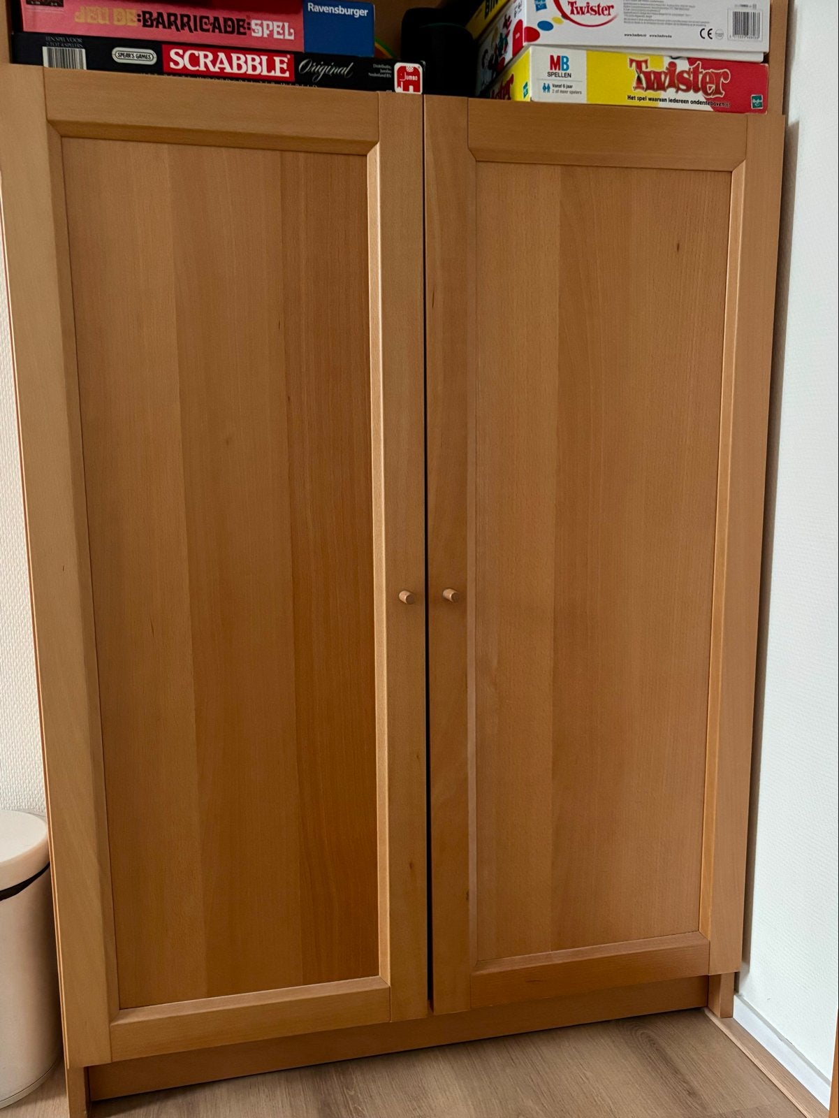 2 IKEA Billy Boekenkastdeuren (beukenfineer) incl. beslag, Ophalen, Minder dan 50 cm, Gebruikt, Minder dan 25 cm
