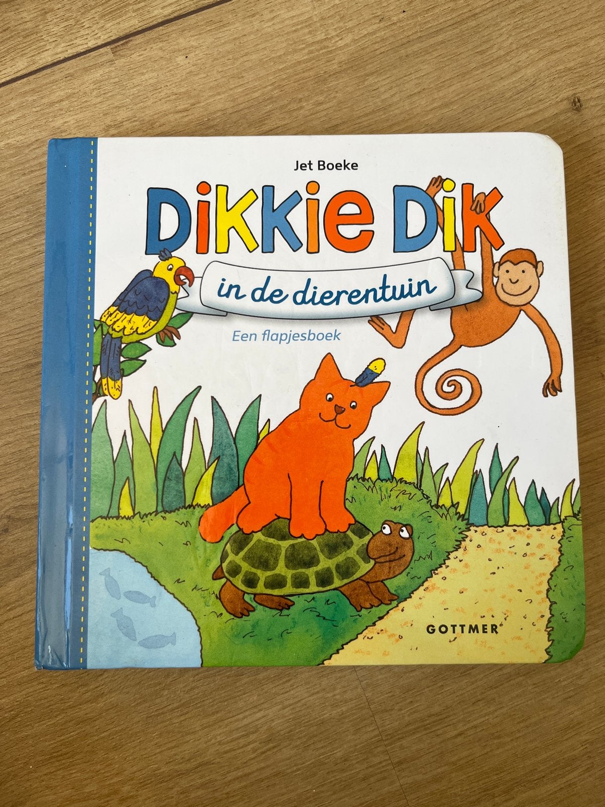 Dikkie Dik in de dierentuin - Een flapjesboek, Fictie algemeen, Uitklapboek, Jongen of Meisje, 4 jaar