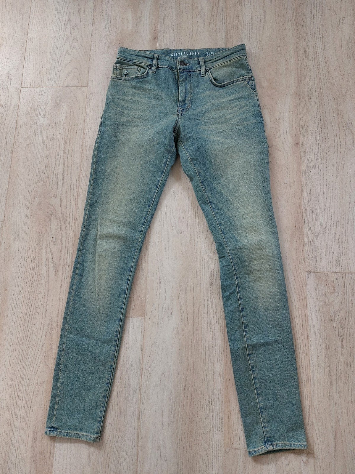 Silvercreek Super Slim Fit Jeans - Maat W32/L34, Blauw, W32 (confectie 46) of kleiner, Ophalen of Verzenden, Zo goed als nieuw
