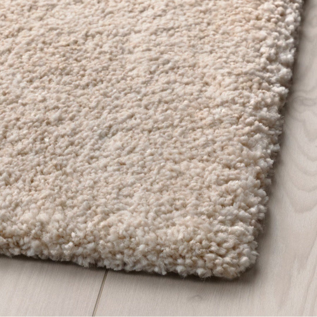 Schoon beige IKEA vloerkleed, 260x190 cm, Ophalen