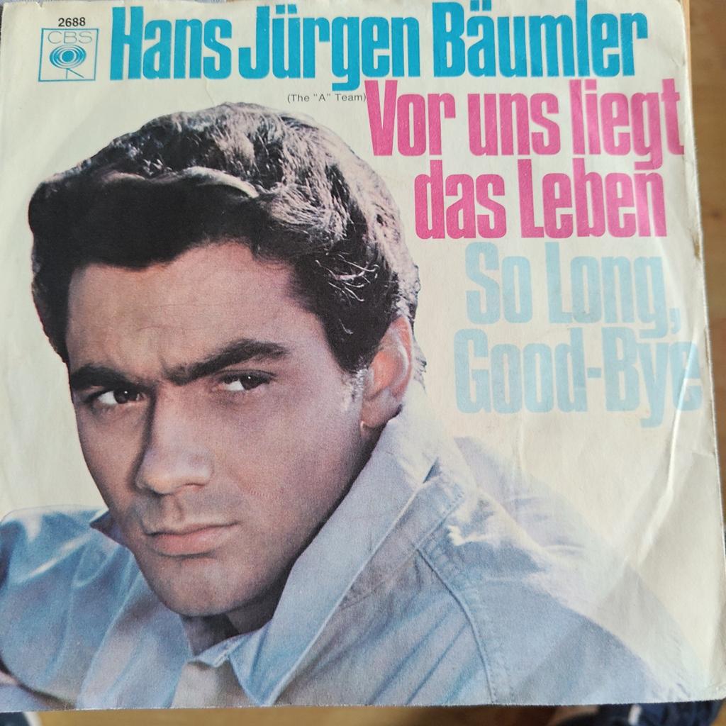 Hans Jürgen Bäumler - Vor uns liegt das Leben Single, Gebruikt, Fotohoes, Overige genres, 7 inch