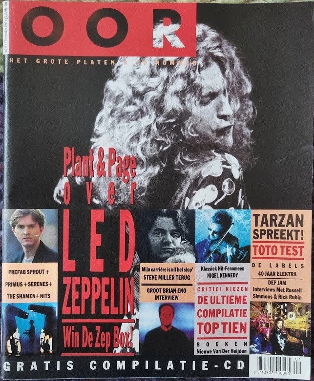 OOR 23-1990 Led Zeppelin Nits Prefab Sprout Miller Eno, Boeken, Ophalen of Verzenden, Zo goed als nieuw, Muziek, Film of Tv