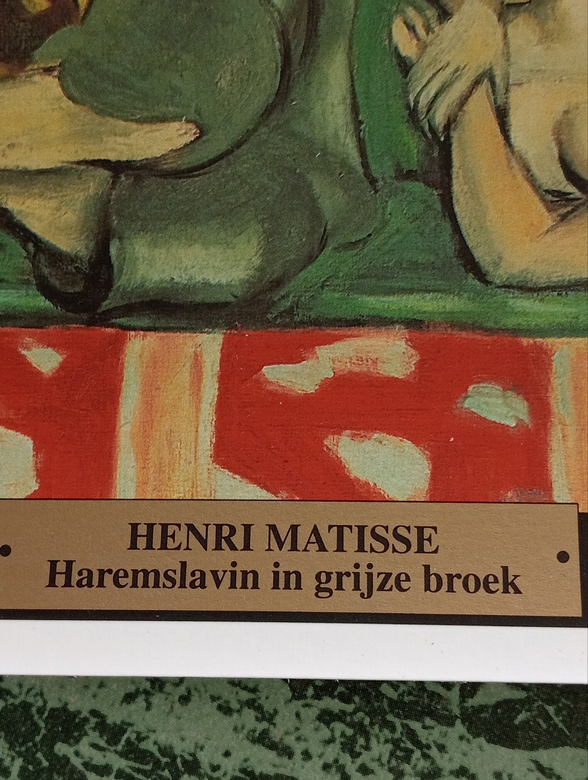 Henri Matisse Haremslavin in grijze broek, Antiek en Kunst, Ophalen of Verzenden