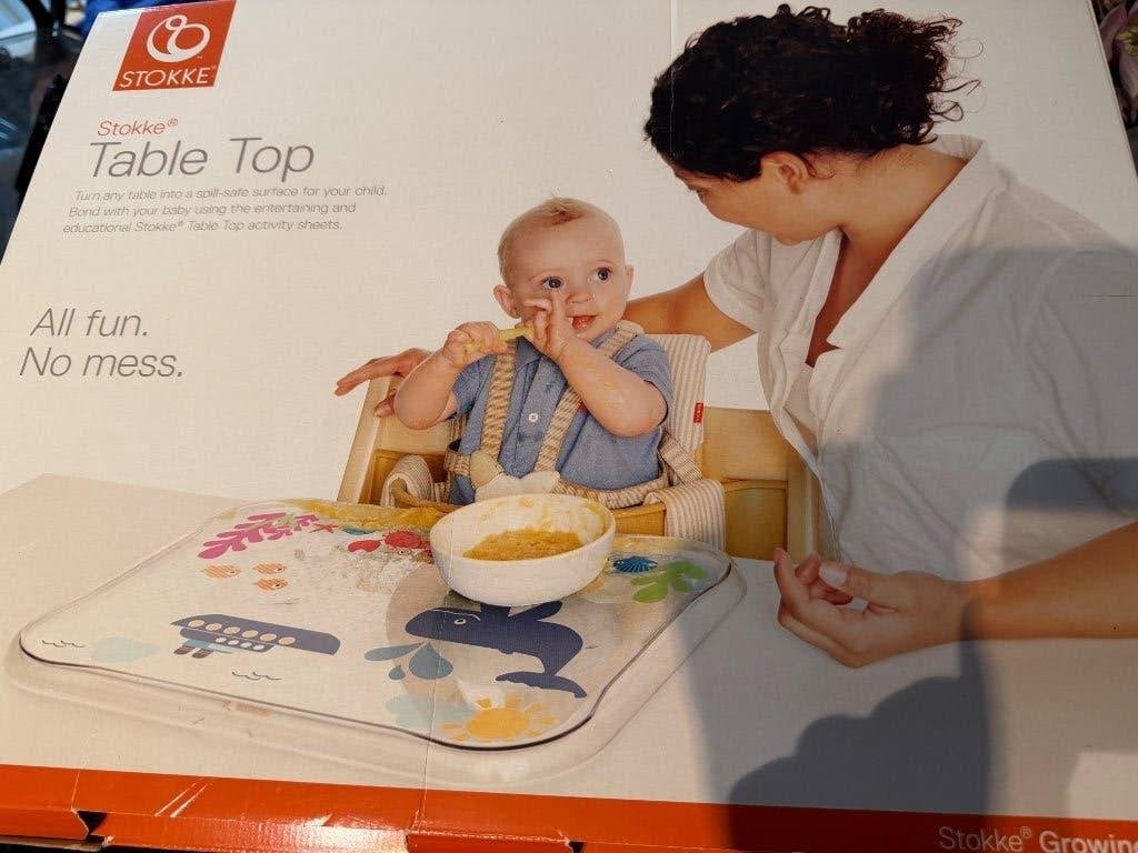 Stokke tafelbeschermer, Ophalen, Gebruikt