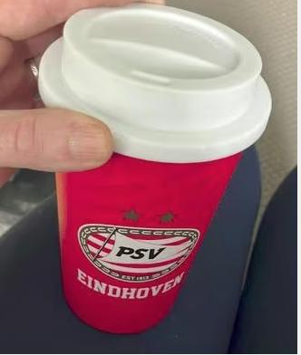 Koffiebeker psv, Ophalen of Verzenden