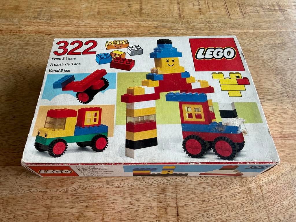 Lego Basic Set 322, Compleet, Lego, Ophalen of Verzenden, Zo goed als nieuw