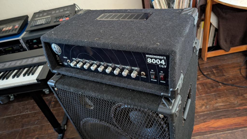 Swr basgitaar versterker Workingmans's 8004, Ophalen, Gebruikt, 100 watt of meer