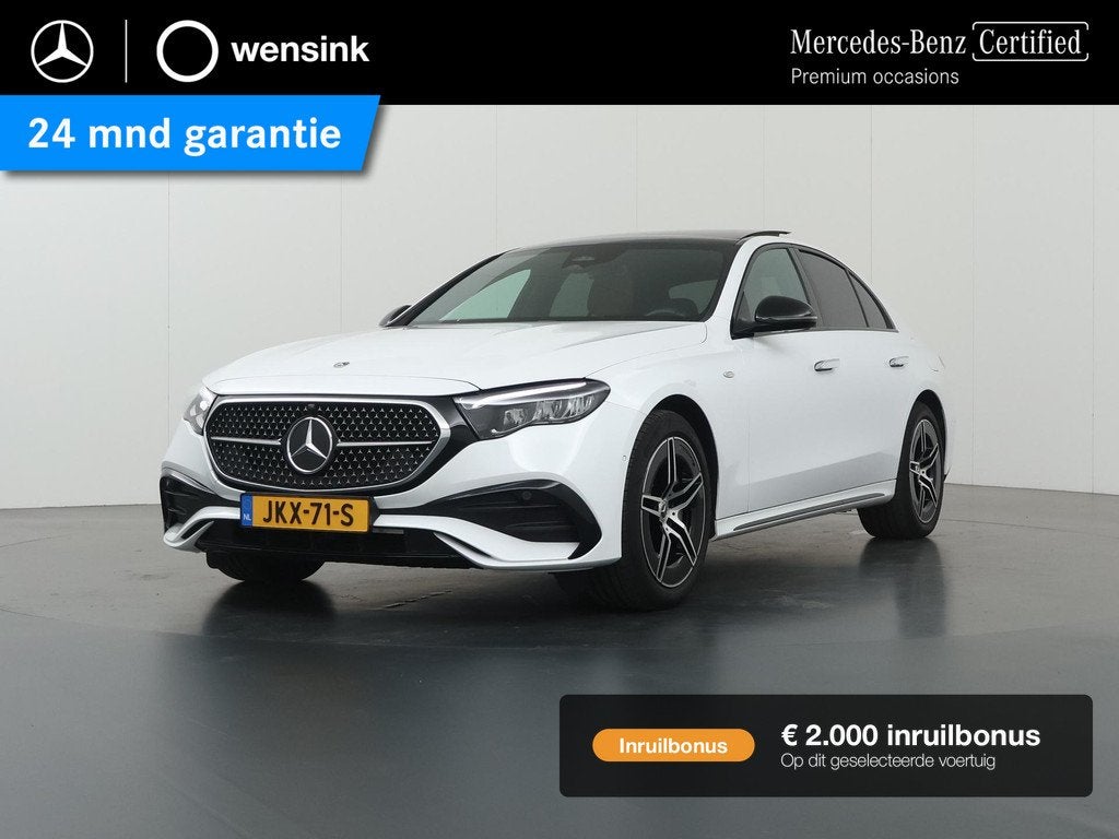 Mercedes-Benz E-klasse 300 e AMG Line | Night | Panoramadak, Auto's, Mercedes-Benz, Bedrijf, Te koop, E-Klasse, 360° camera, ABS