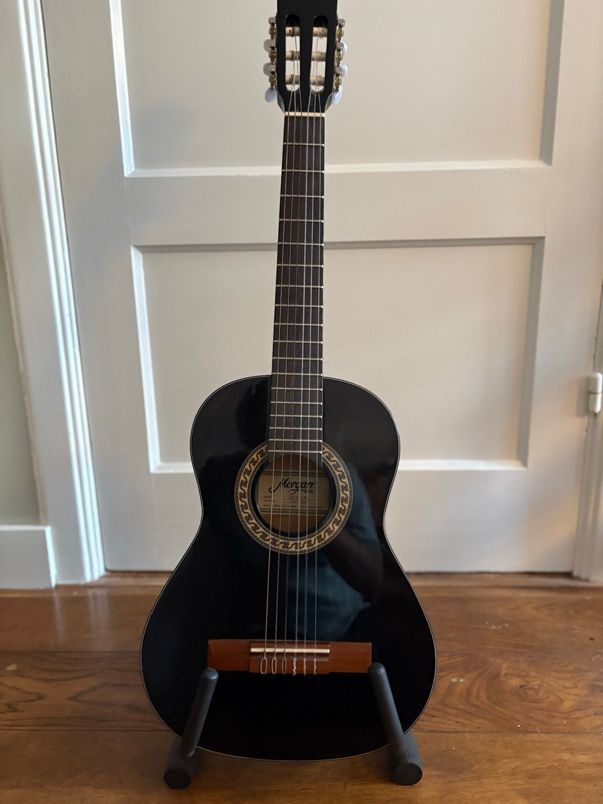 Morgan CG 10 1/2 BK akoestische gitaar - 1/2 formaat, Ophalen, Nieuw, Klassieke of Spaanse gitaar