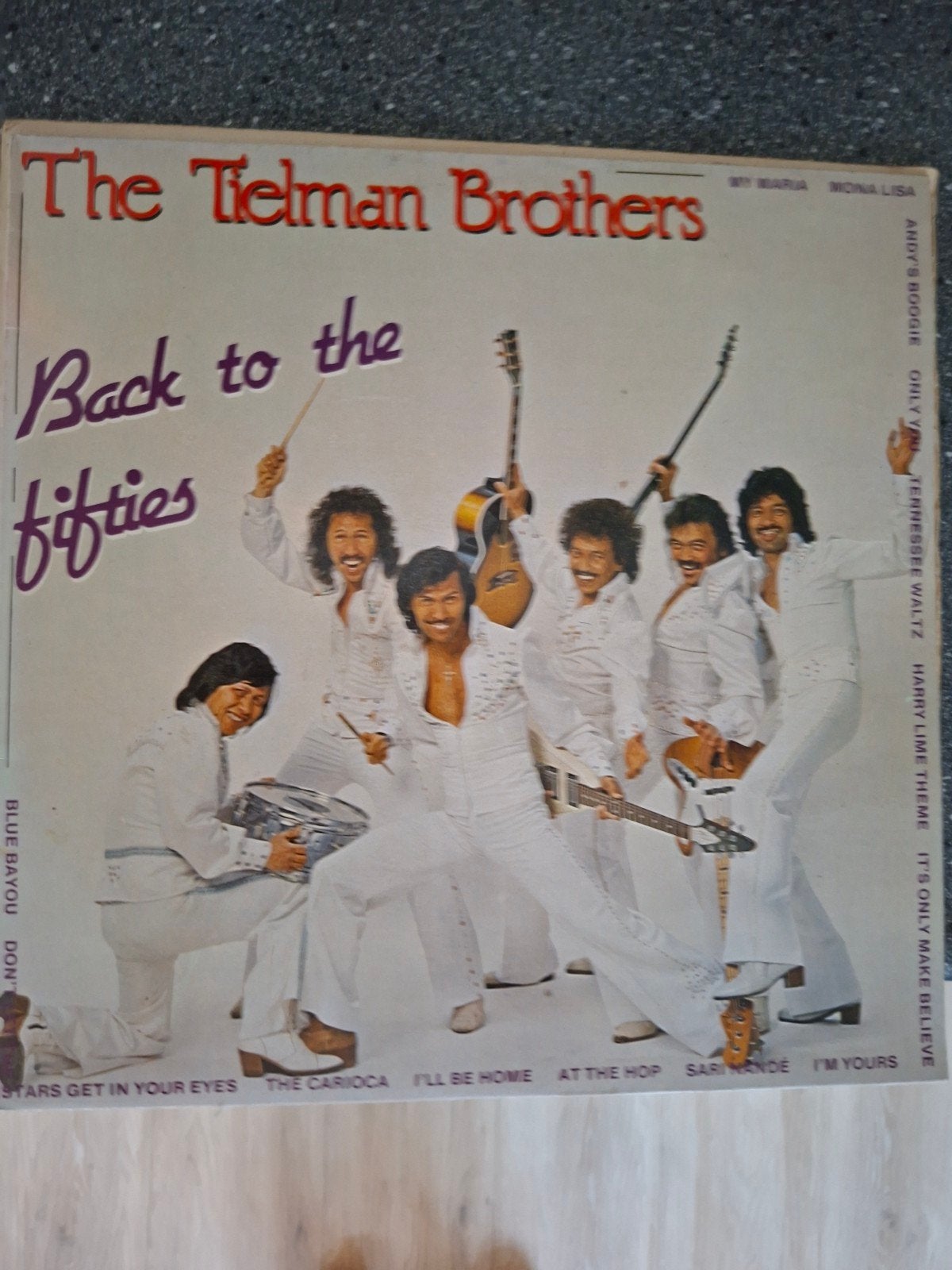 The Tielman Brothers - Back to the Fifties LP, Cd's en Dvd's, Ophalen, LP, Gebruikt, 12 inch
