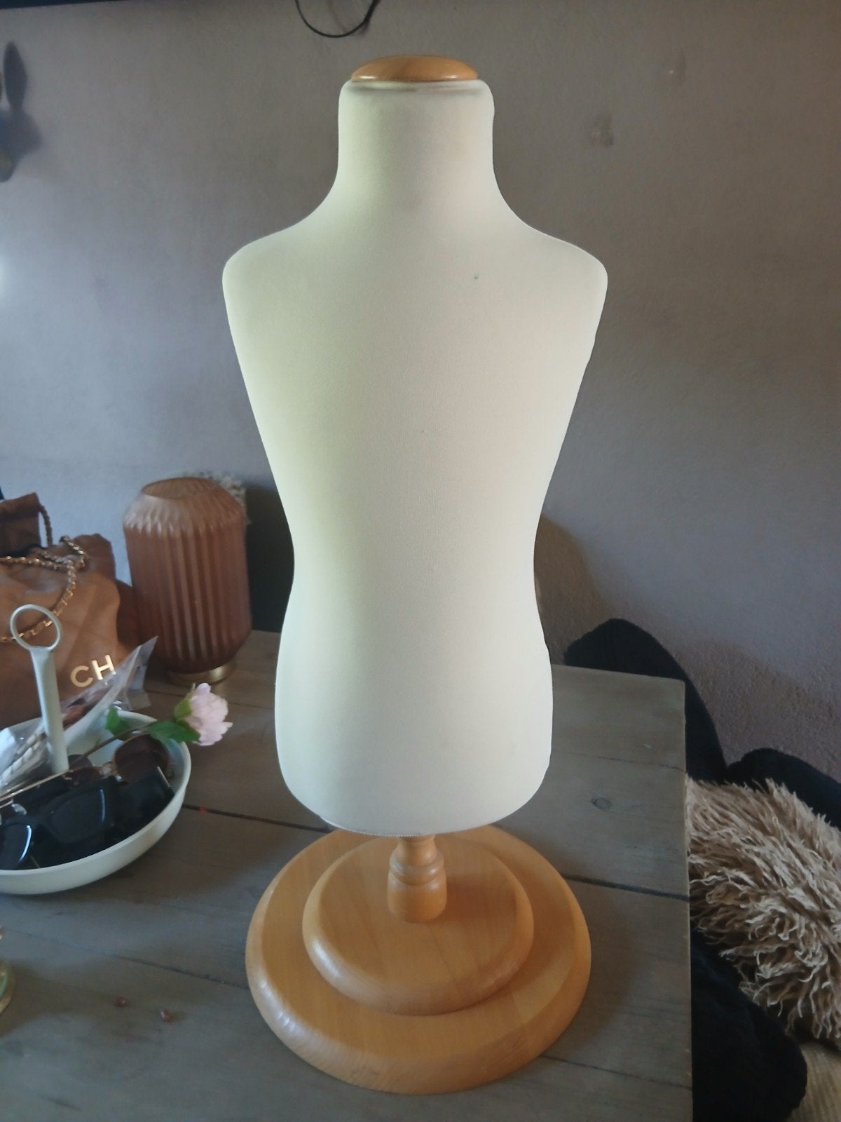 Mooie paspop / buste voor sieraden of kleding, Antiek en Kunst, Ophalen of Verzenden