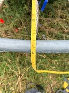 Ovale trampoline van Van Cranenbroek, Ophalen, Gebruikt