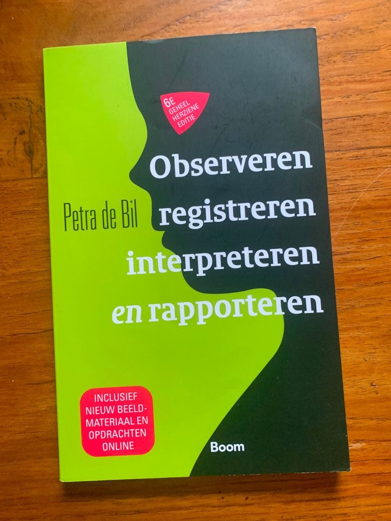 Observeren registreren interpreteren en rapporteren 6 editie, Ophalen of Verzenden, Alpha, Zo goed als nieuw, HBO