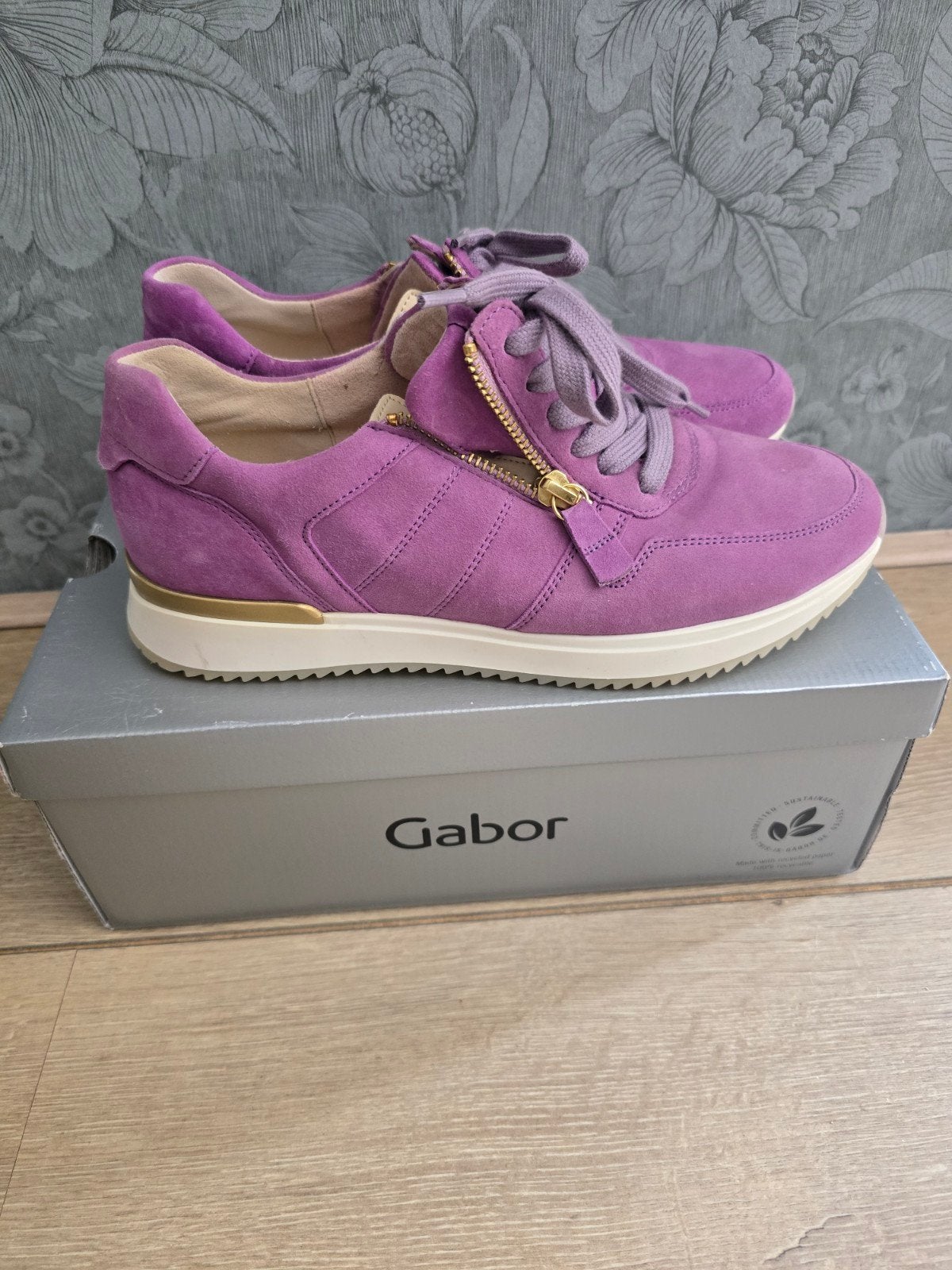 Gabor sneakers maat 38, Ophalen of Verzenden, Zo goed als nieuw, Roze, Sneakers of Gympen