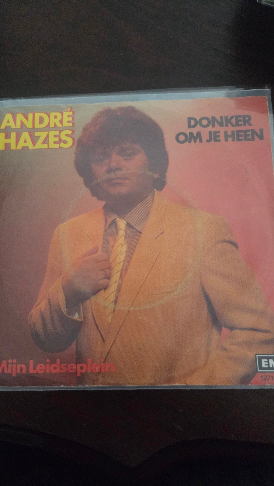 André Hazes - Donker Om Je Heen / Mijn Leidseplein Single, Gebruikt, 7 inch, Ophalen of Verzenden, EP