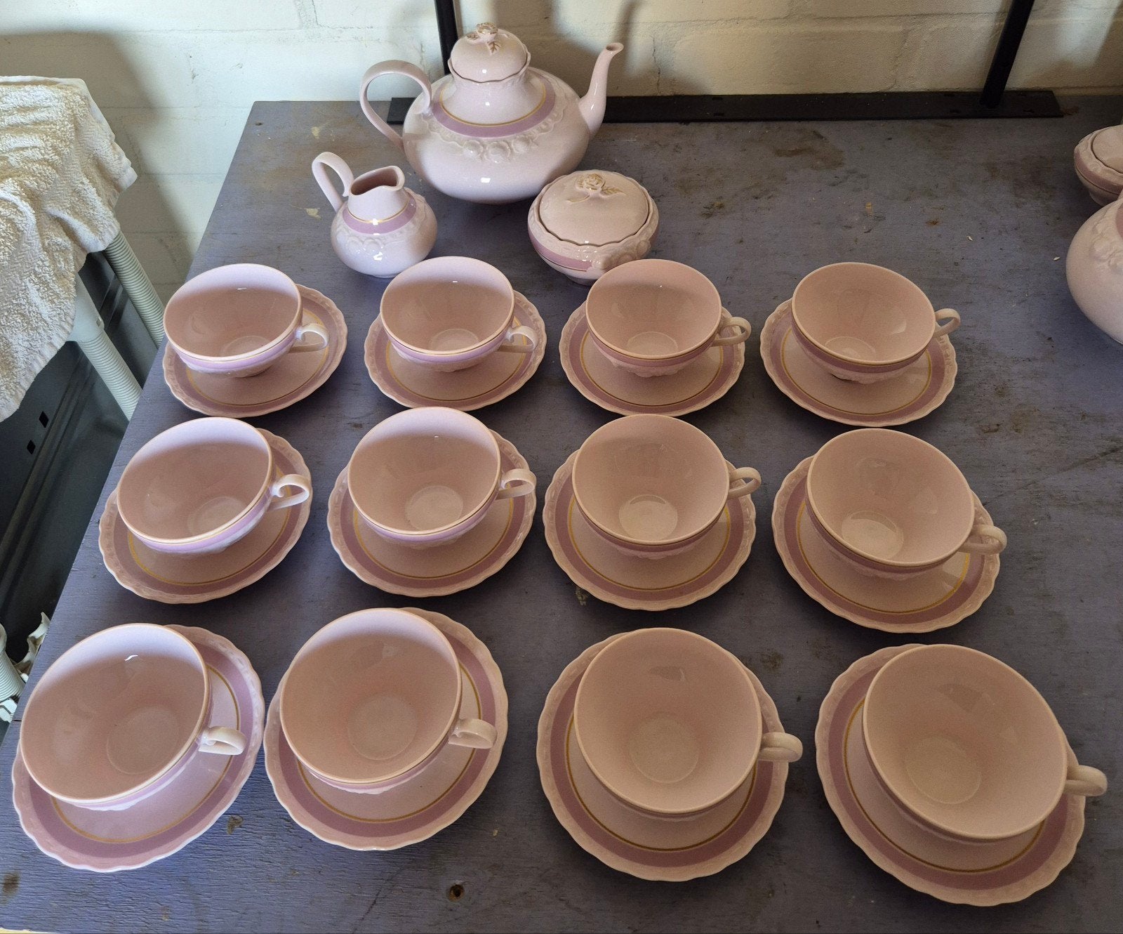 12 delig,  159 items hutschenreuther servies, Ophalen of Verzenden
