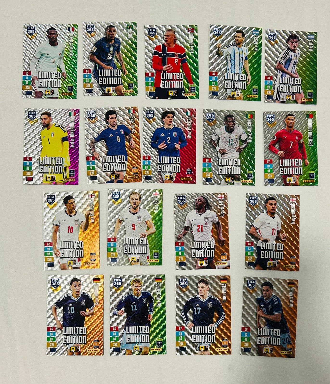 Panini fifa 365 adrenalyn 2027 Limited  editions, Ophalen of Verzenden, Nieuw, Meerdere plaatjes