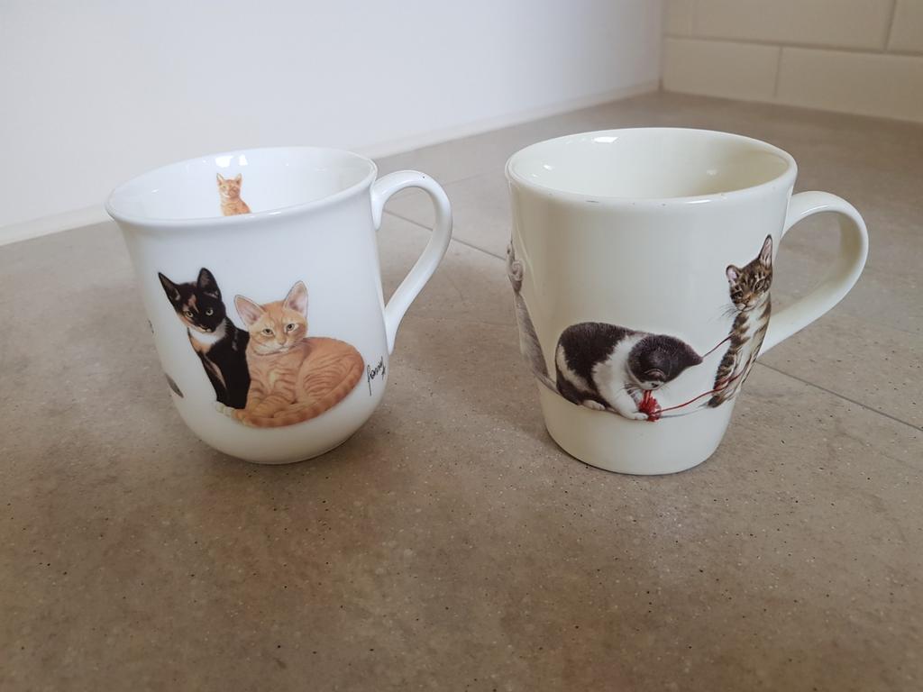 Katten poesen mokken bekers, Ophalen of Verzenden, Overige stijlen, Kop(pen) en/of Schotel(s)