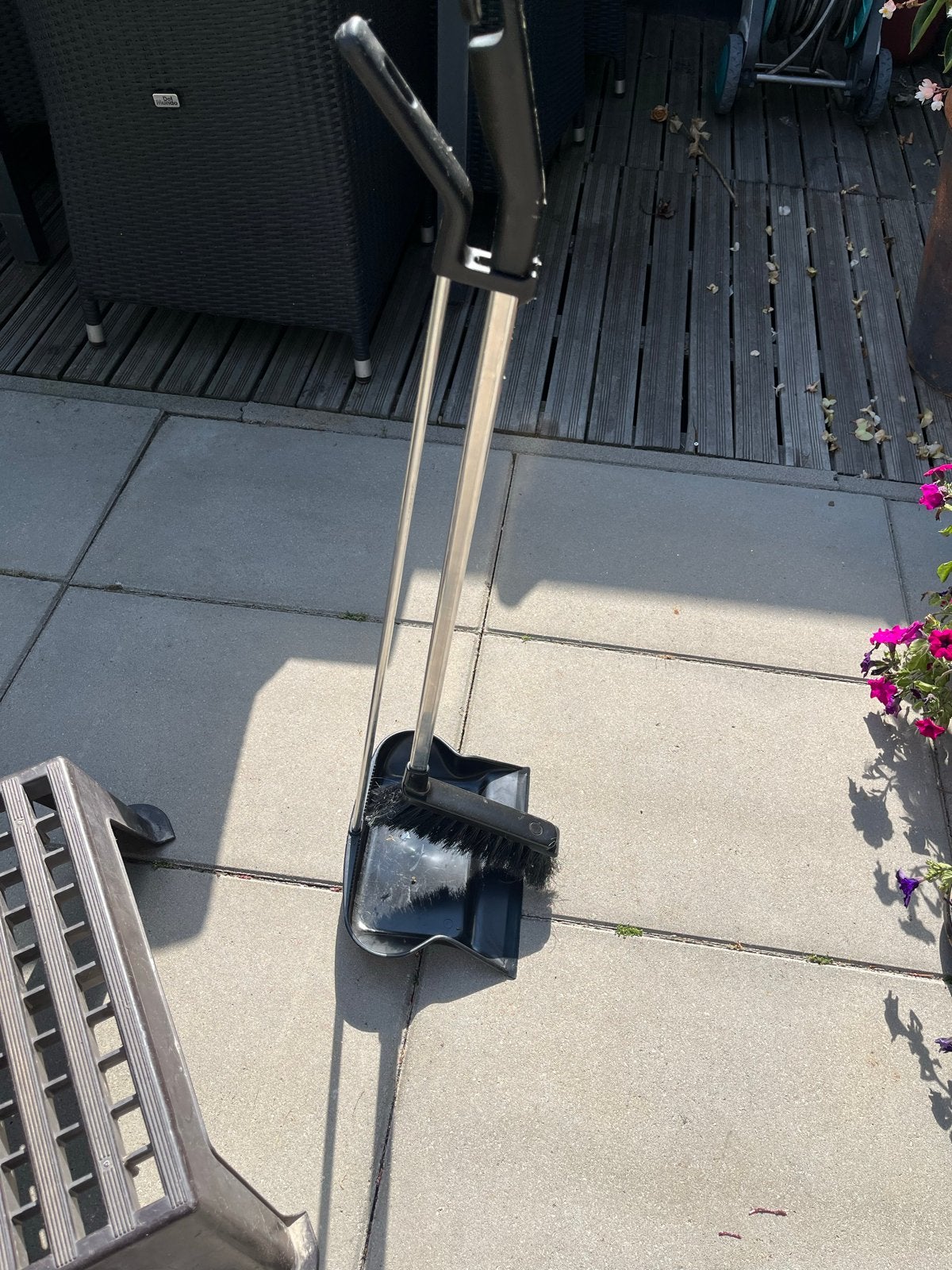 Stoffer en blik met lange steel, Huis en Inrichting, Schoonmaakartikelen, Ophalen, Bezem of Borstel