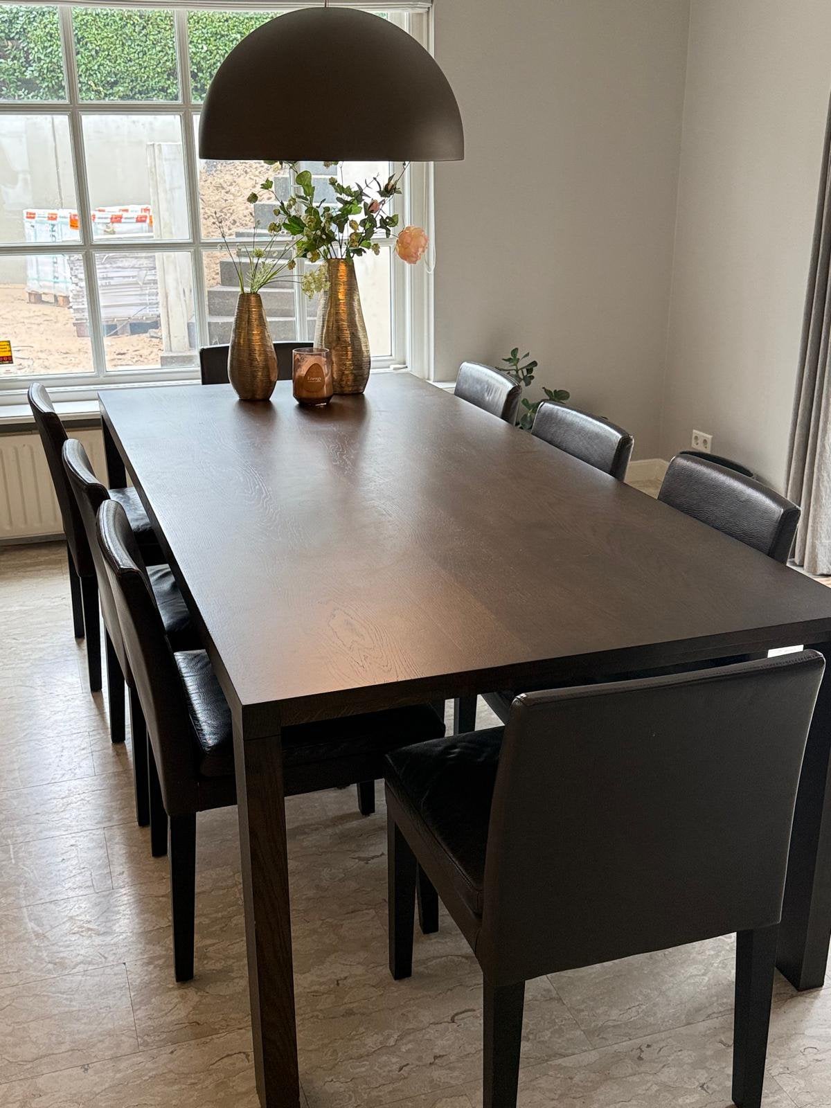 Casa Milano stoelen en Arco eettafel, Ophalen, Zo goed als nieuw, 4 tot 6 stoelen
