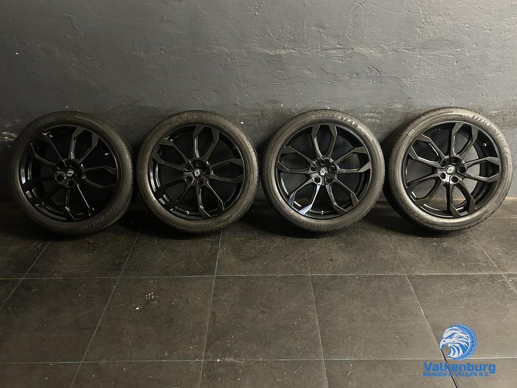 8mm! Renault Scenic Grand Scenic 20 inch zwarte velgen 5x114, Auto-onderdelen, Banden en Velgen, Gebruikt, -, -, Banden en Velgen