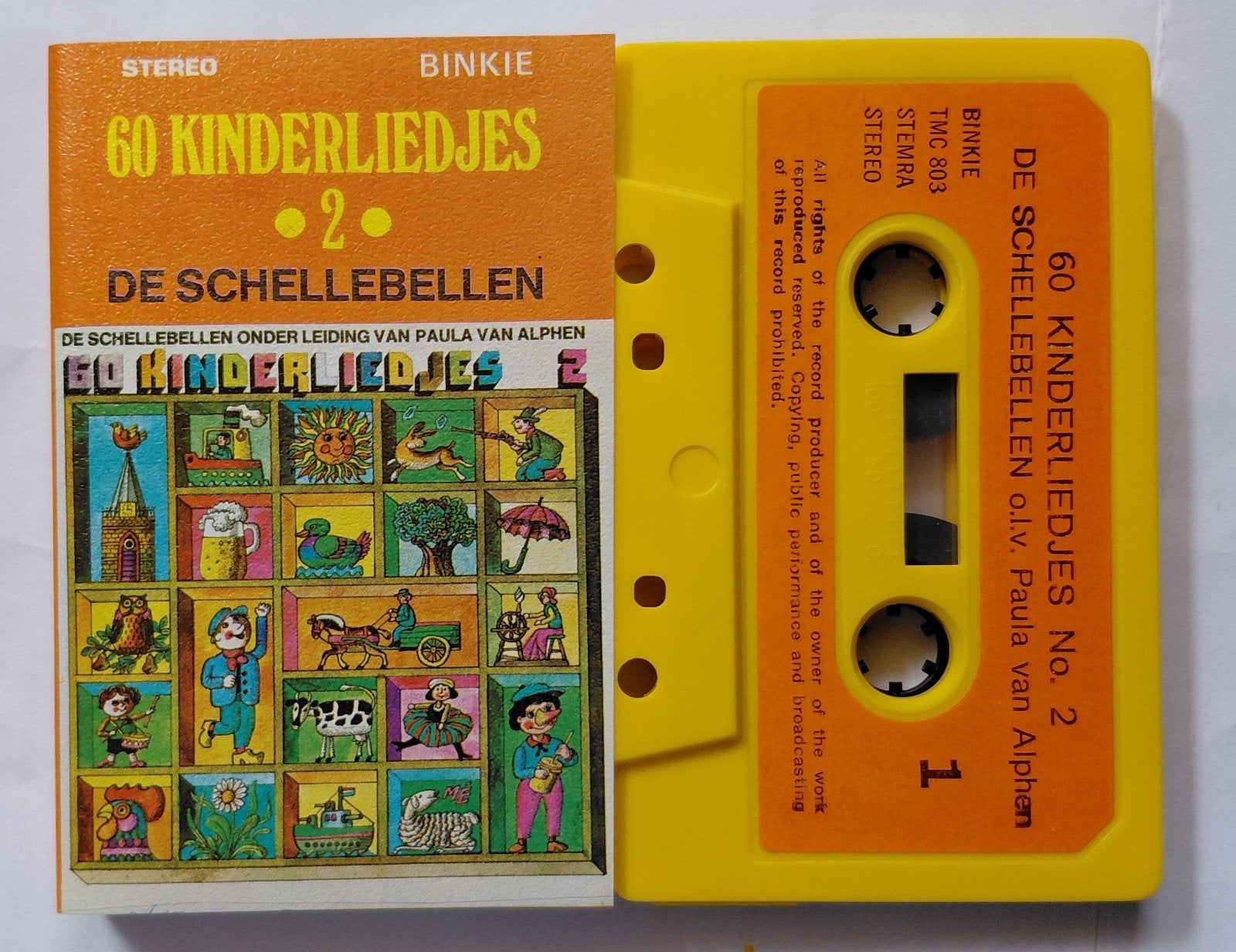 TMC  - 803. (Binkie) De Schellebellen., Cd's en Dvd's, Verzenden, Zo goed als nieuw, 1 bandje