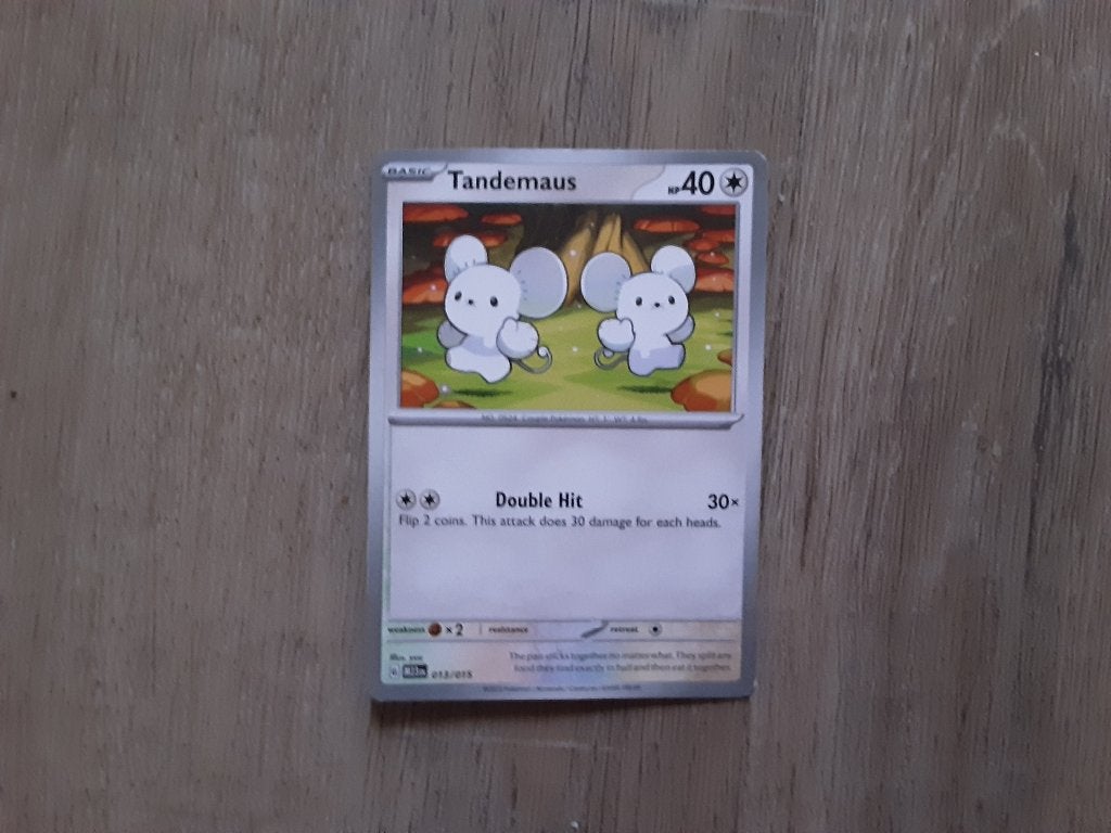 Pokemon kaart tandemaus, Ophalen of Verzenden, Nieuw