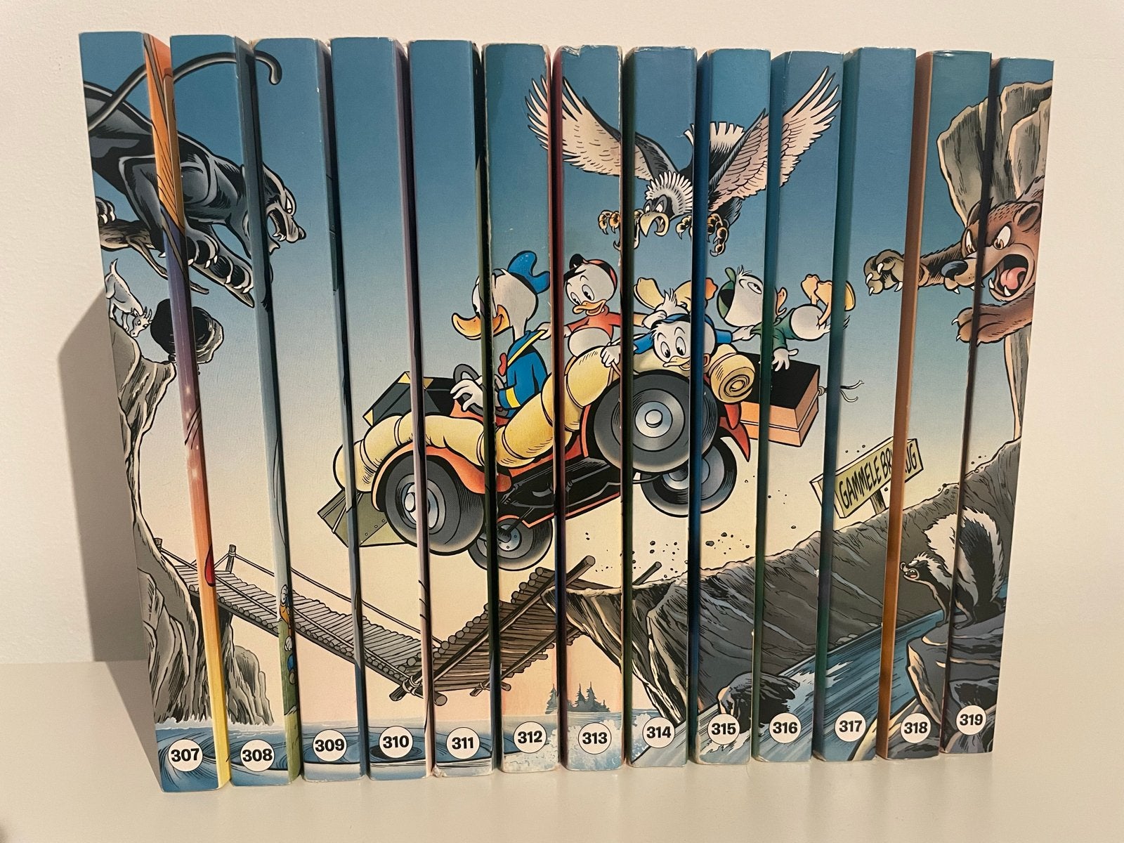 Donald Duck 2021 pocket serie 307 t/m 319, Boeken, Complete serie of reeks, Ophalen of Verzenden, Gelezen