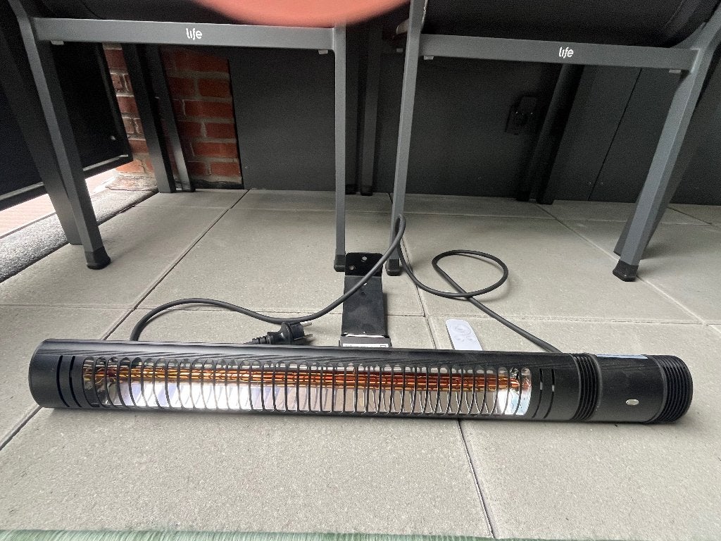 Eurom terrasverwarmer, Waterbestendig, Zo goed als nieuw, Wand, Ophalen