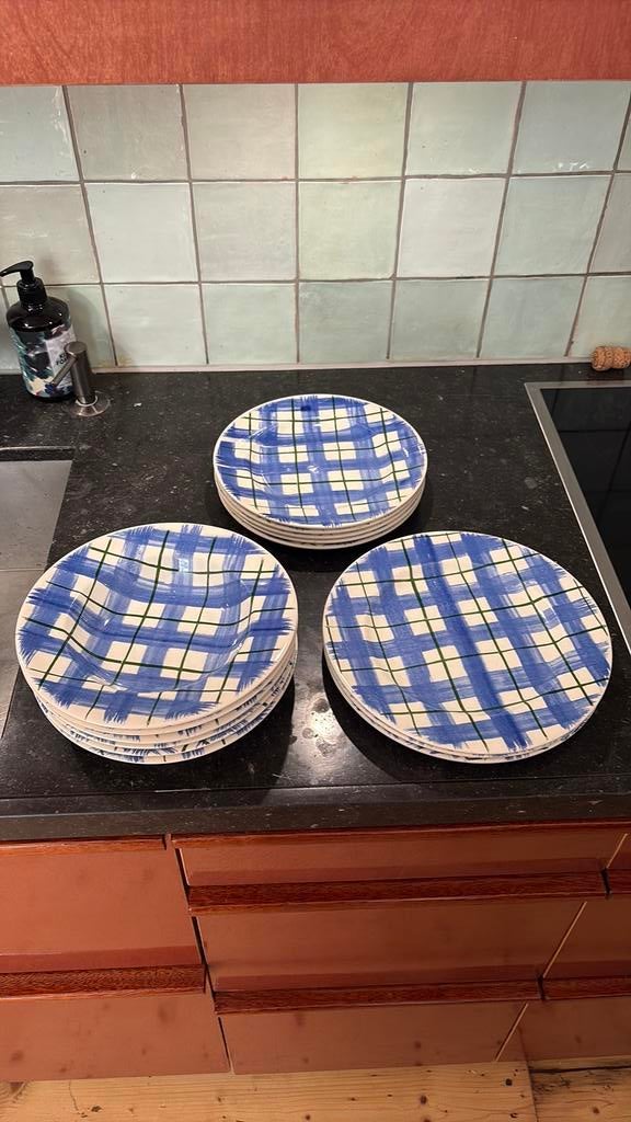 Borden set, Ophalen, Zo goed als nieuw, Bord