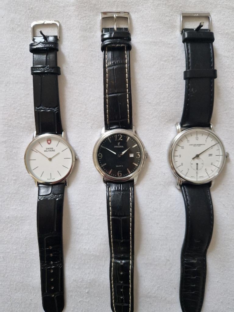 Herenhorloge, Overige merken, Staal, Polshorloge, Ophalen of Verzenden