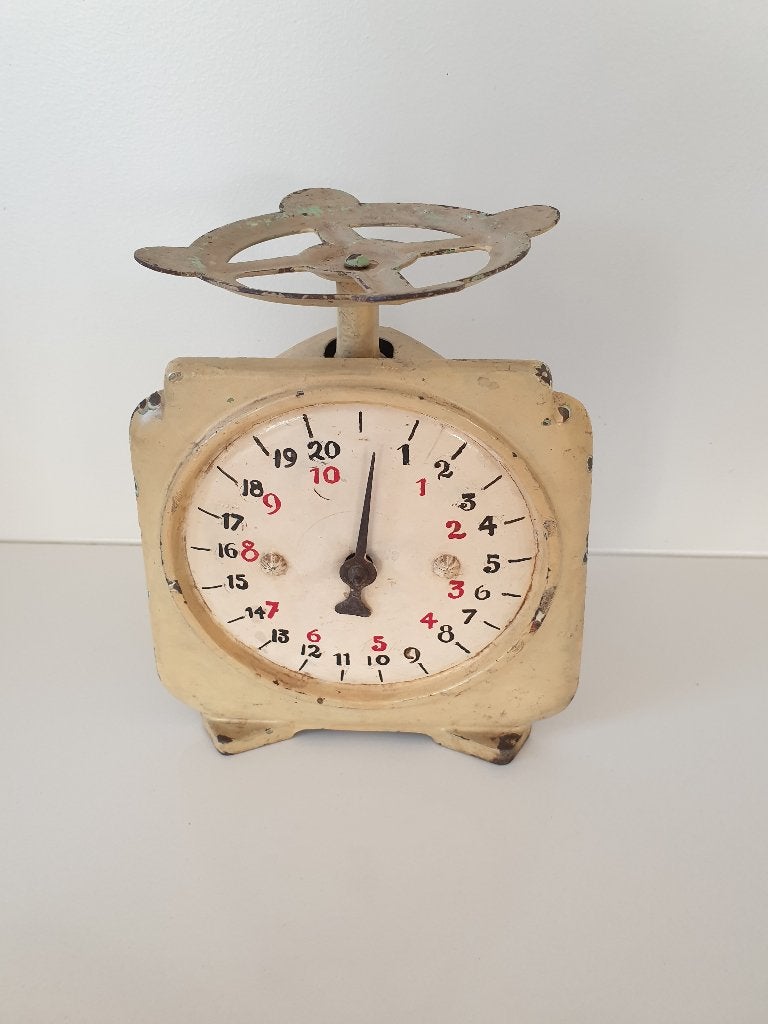 Brocante weegschaaltje, Antiek en Kunst, Ophalen of Verzenden