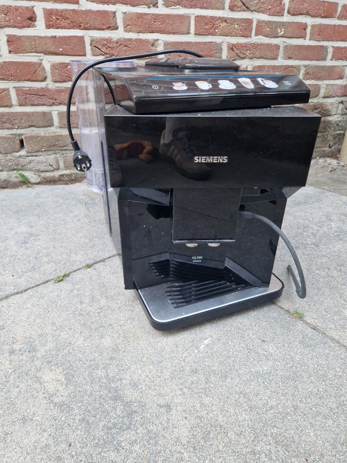 Siemens EQ500 (kapot), Witgoed en Apparatuur, Koffiezetapparaten, Ophalen, Niet werkend, Koffiemachine, Koffiebonen