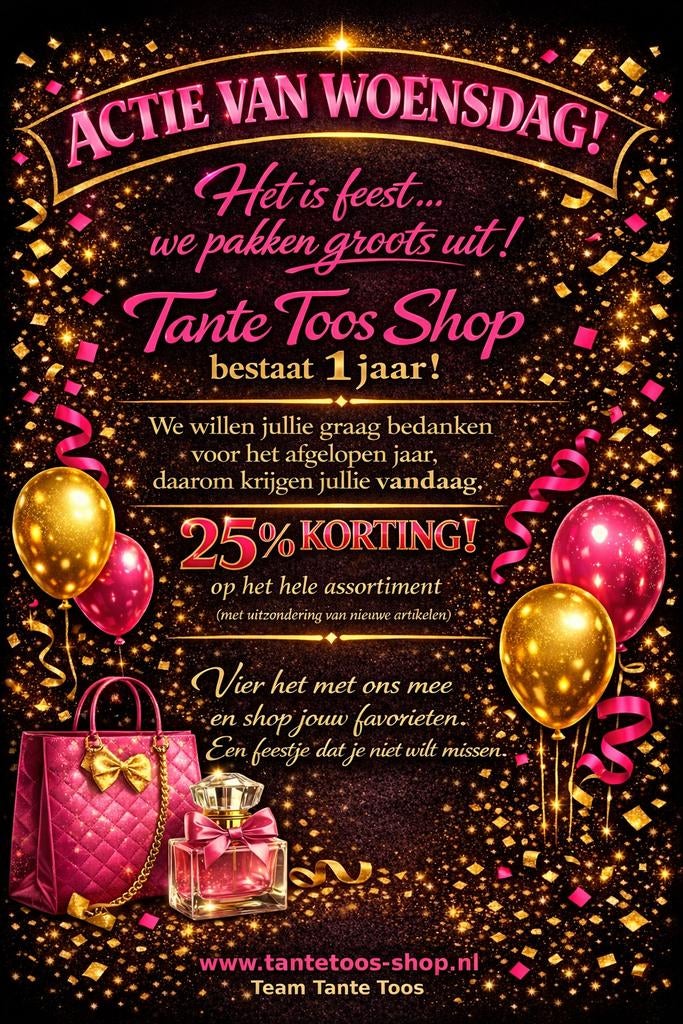 Tante Toos Shop 1 jaar, Ophalen of Verzenden, Nieuw, Avondtasje
