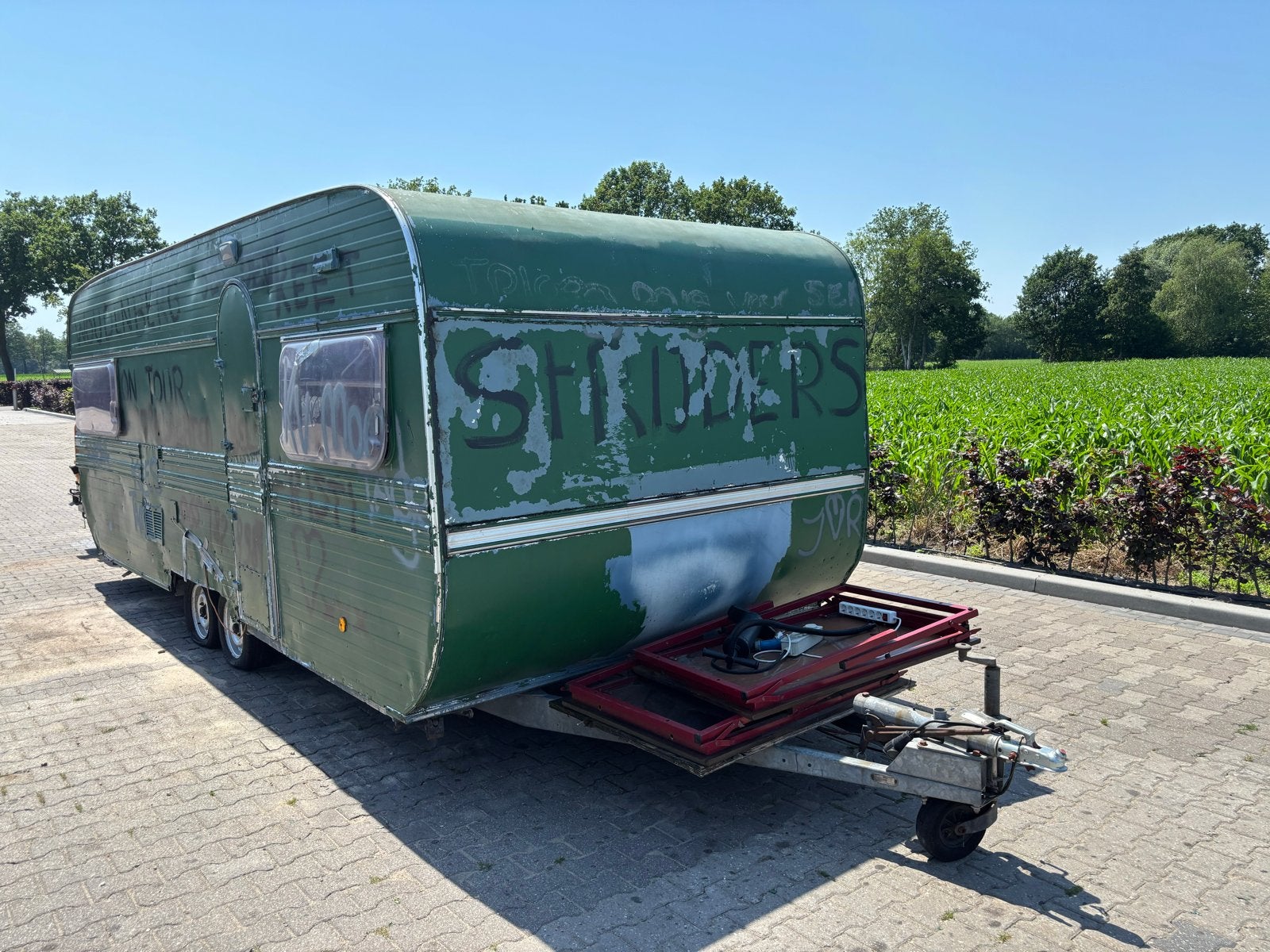 Zwarte Cross Caravan - Festival klaar!, Overige merken, Stapelbed, Particulier, Meer dan 6