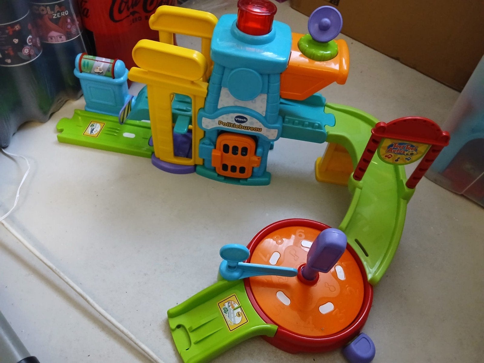 VTech Toet Toet Auto's Politiebureau Speelset, Kinderen en Baby's, Speelgoed | Overig, Ophalen, Gebruikt, Jongen of Meisje
