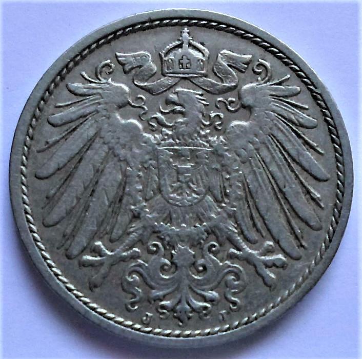 Duitsland 10 pfennig 1907 J.(3), Verzenden, Duitsland, Losse munt