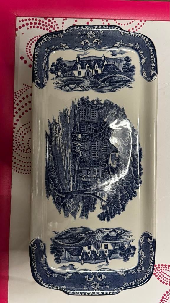 Plat de Service Vintage Grindley - English Country Inns, Ophalen of Verzenden