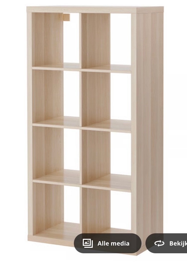 IKEA KALLAX Open kast, 77x147 cm, Ophalen, Met plank(en), 100 tot 150 cm, 50 tot 100 cm