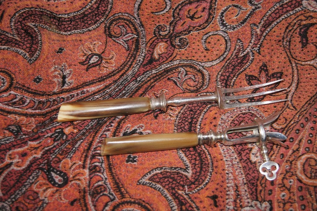 Franse manche à gigot een traditionele houder voor lamsbout, Ophalen of Verzenden