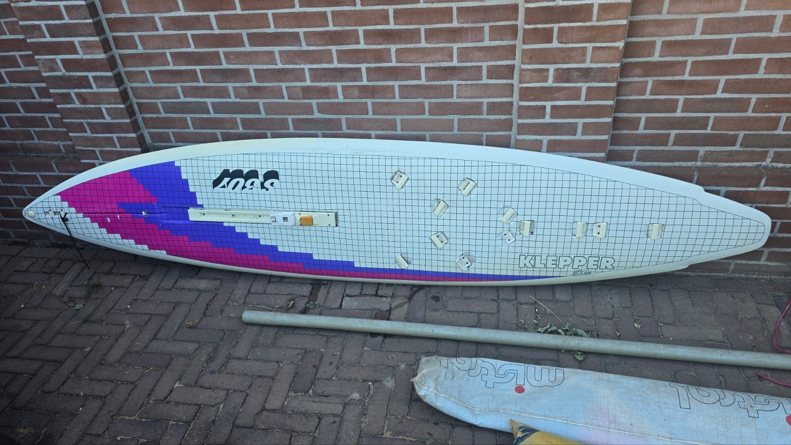 Surfplank zeil giek klepper 307S, Ophalen, Gebruikt, Zeil