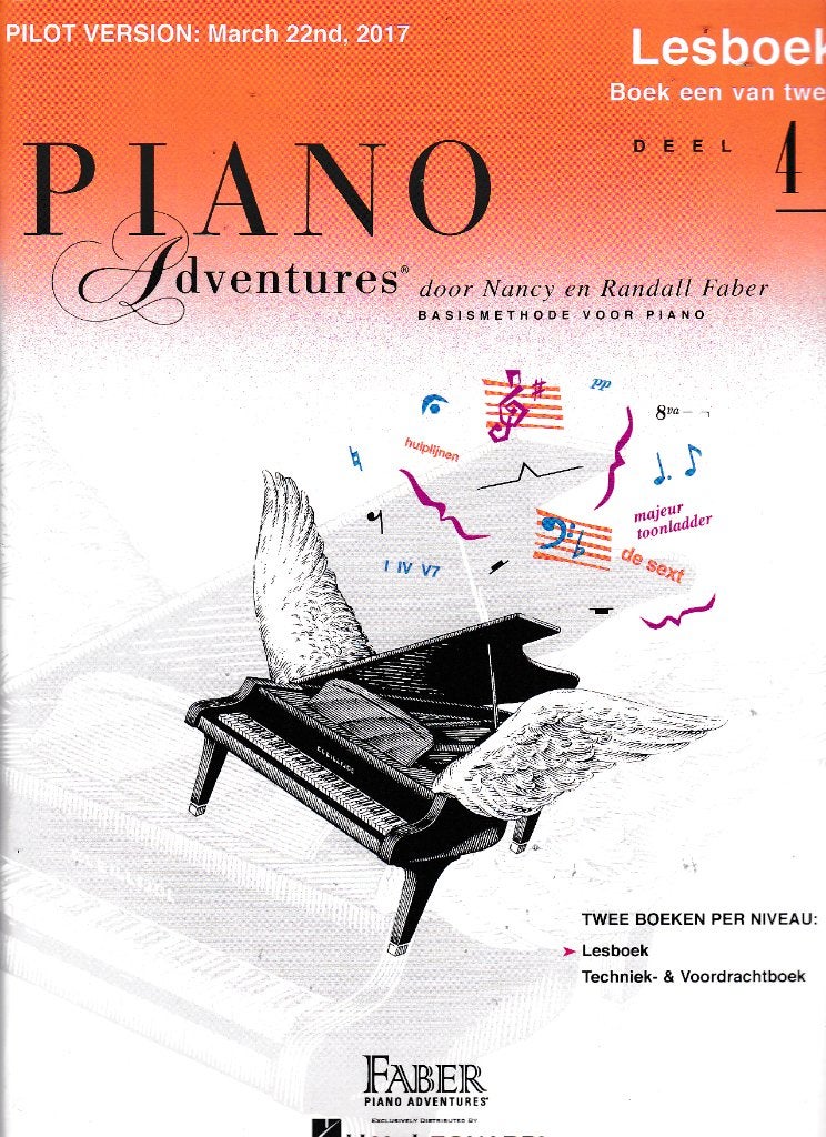Piano Adventures Lesboeken en Techniek 3  delen ( 134 ), Gebruikt, Verzenden, Artiest of Componist, Piano
