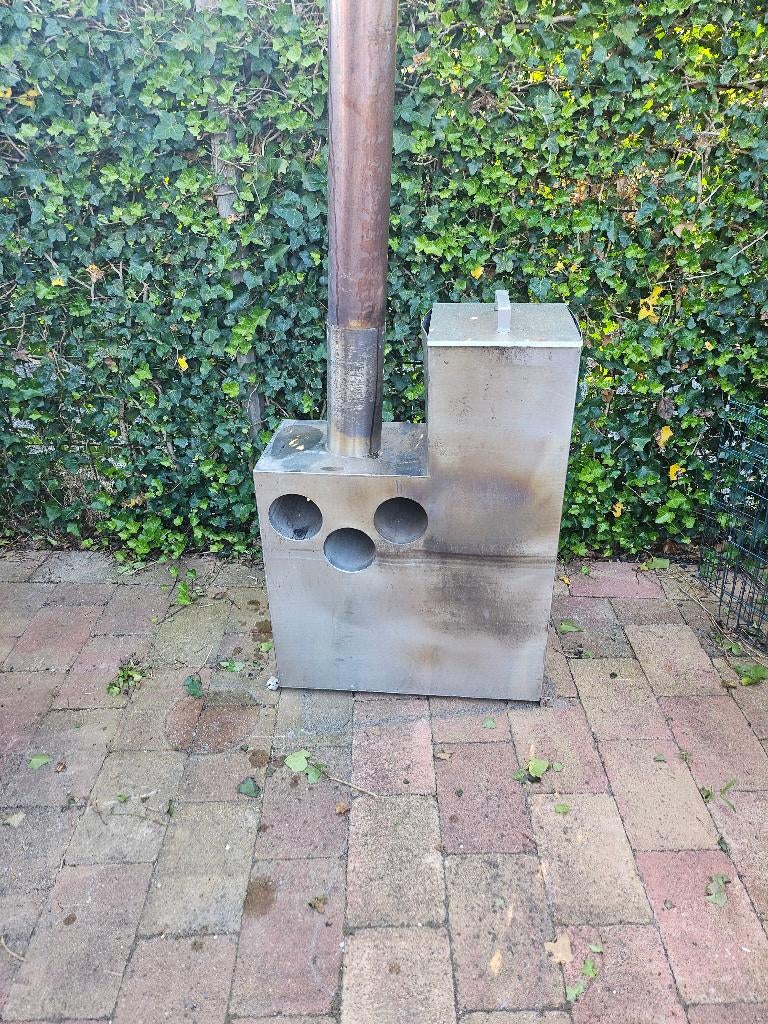 Hottub, houtgestookt, vijver,zwemvijver,, Tuin en Terras, Zwembaden, Ophalen, Gebruikt, 200 tot 300 cm, Rond