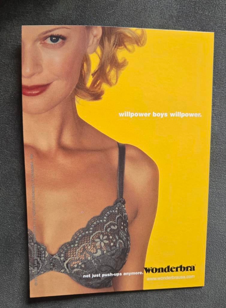 Sexy blonde vrouw in lingerie - Wonderbra, Verzenden, 1980 tot heden, Ongelopen, Overige thema's