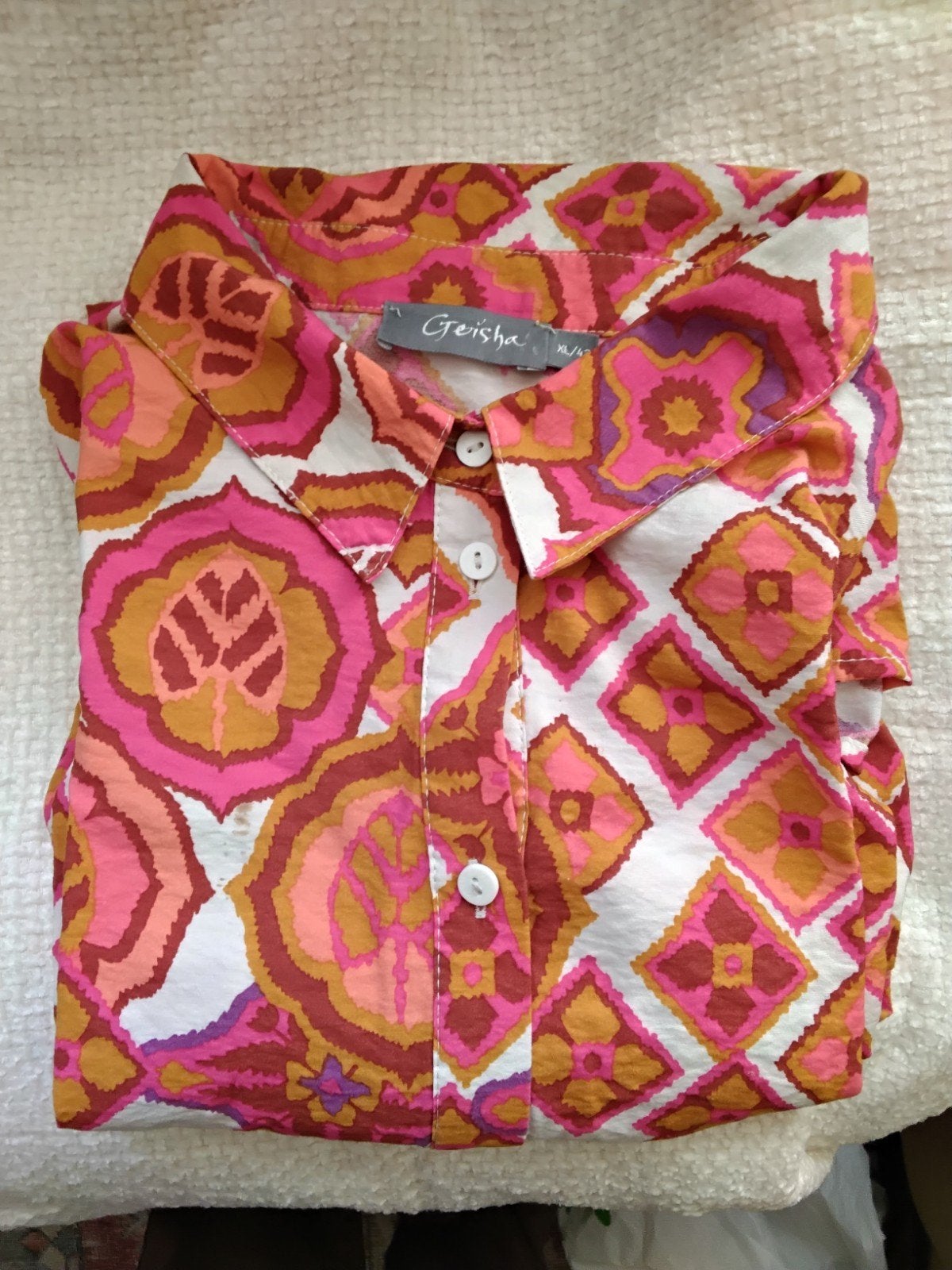 mooie blouse, Kleding | Dames, Geisha, Meerkleurig, Maat 42/44 (L), Ophalen of Verzenden