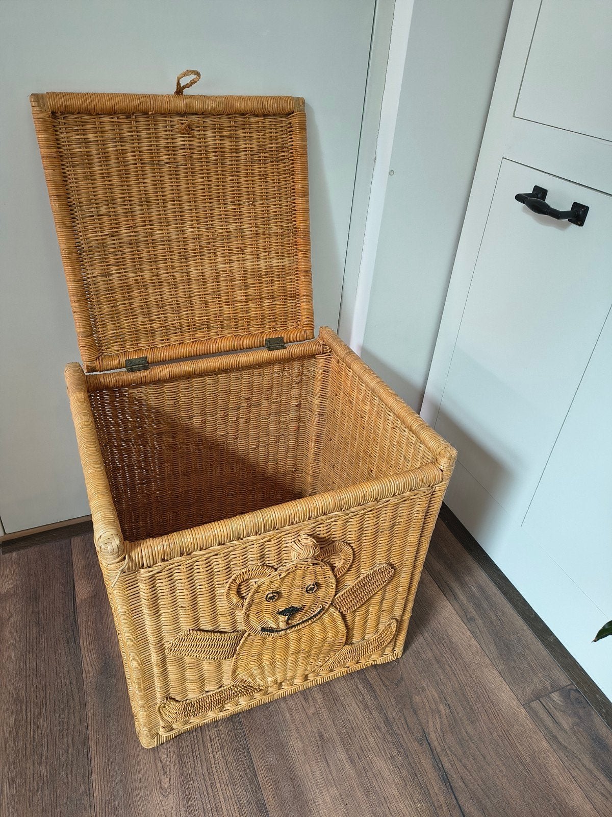 speelgoedkist met teddybeer decoratie, Ophalen, Gebruikt, Jongen of Meisje
